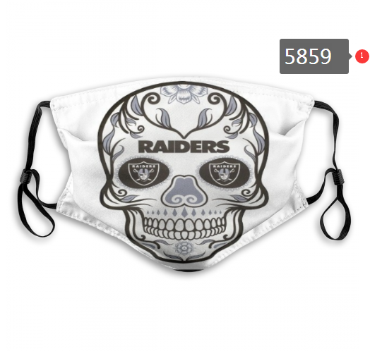 2020 NFL Oakland Raiders #13 Dust mask with filter